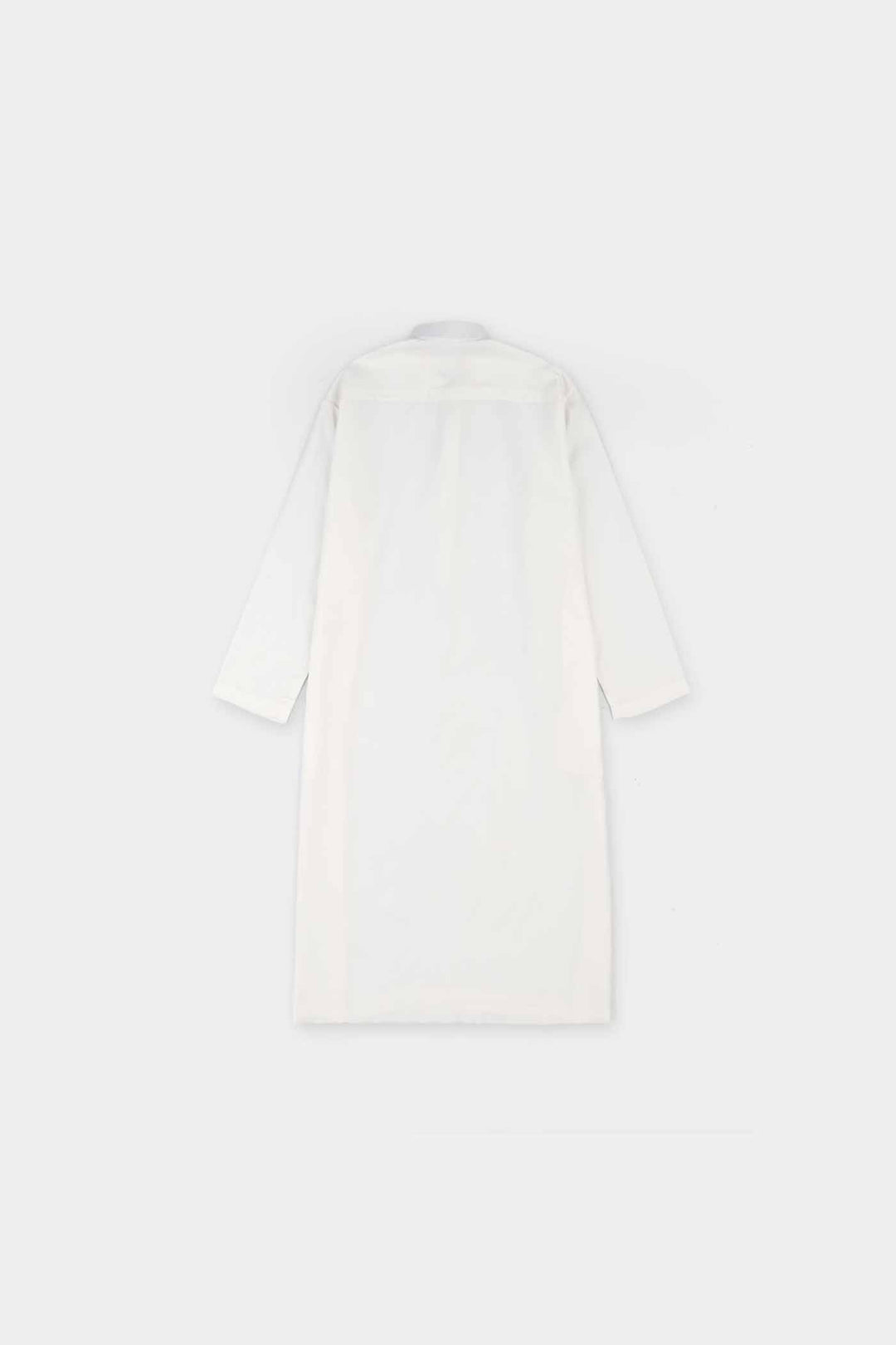 Boys Poly Viscose Jubba-White