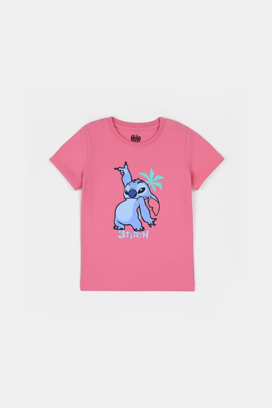 Infant Girls Jersey/Terry T-Shirt - Plumeria