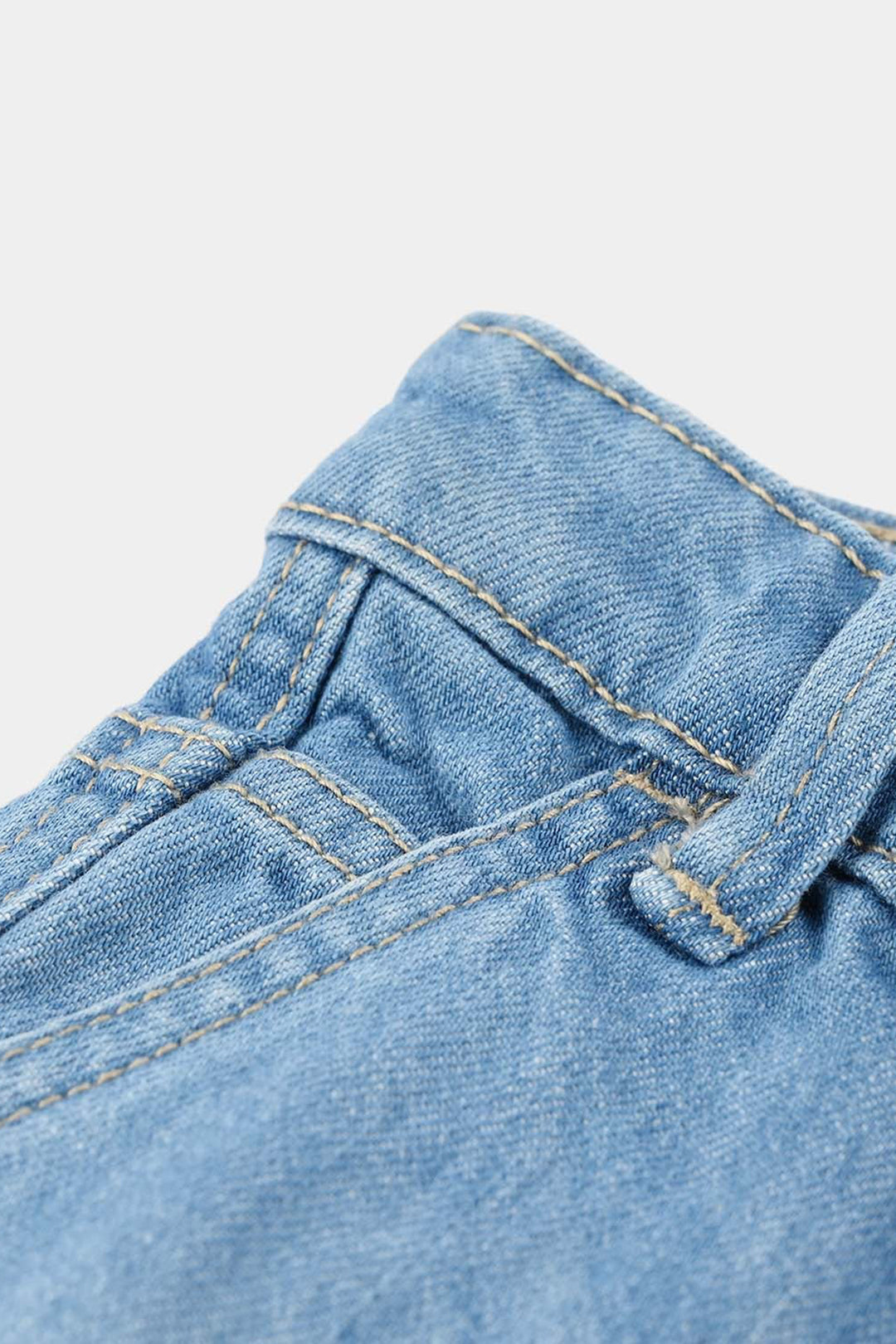 Boys Denim Rigid Shorts (Own Today) - Light Blue