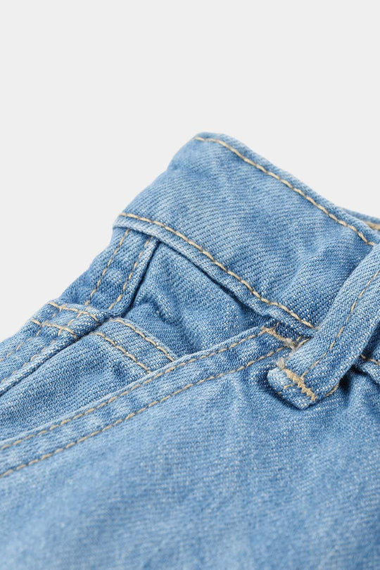 Boys Denim Rigid Shorts (Own Today) - Light Blue