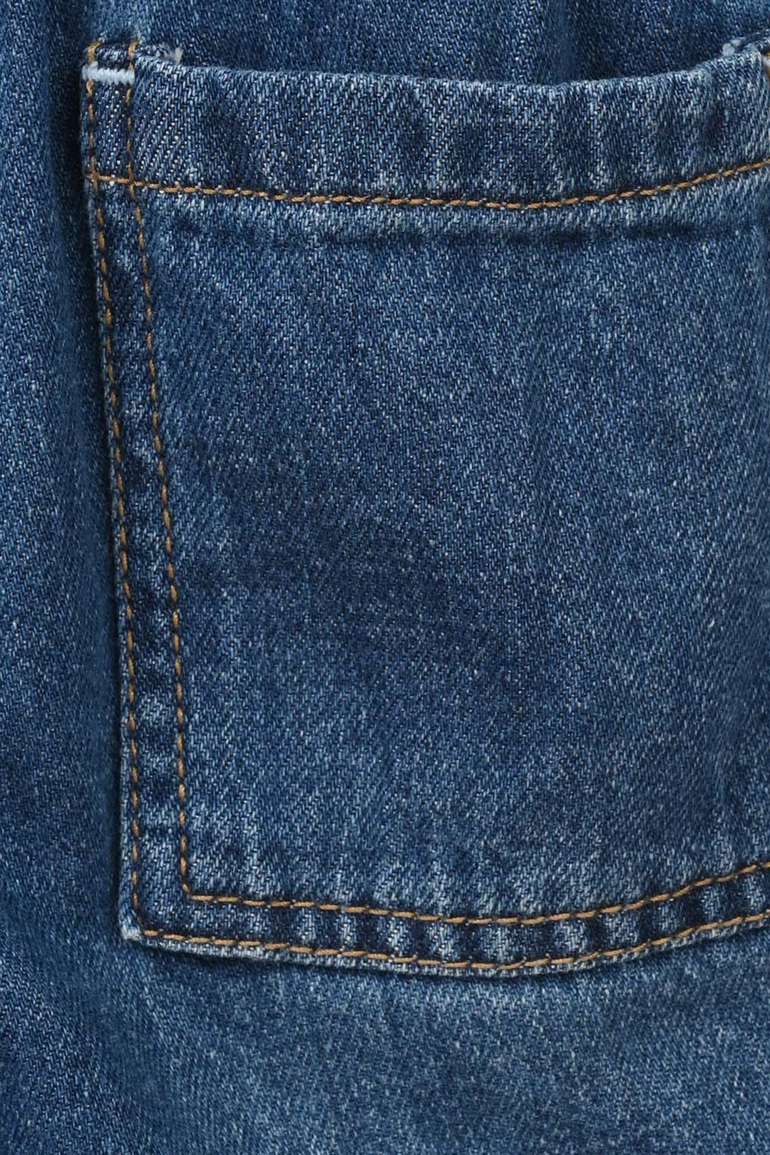 Boys Denim Rigid Shorts - Mid Blue