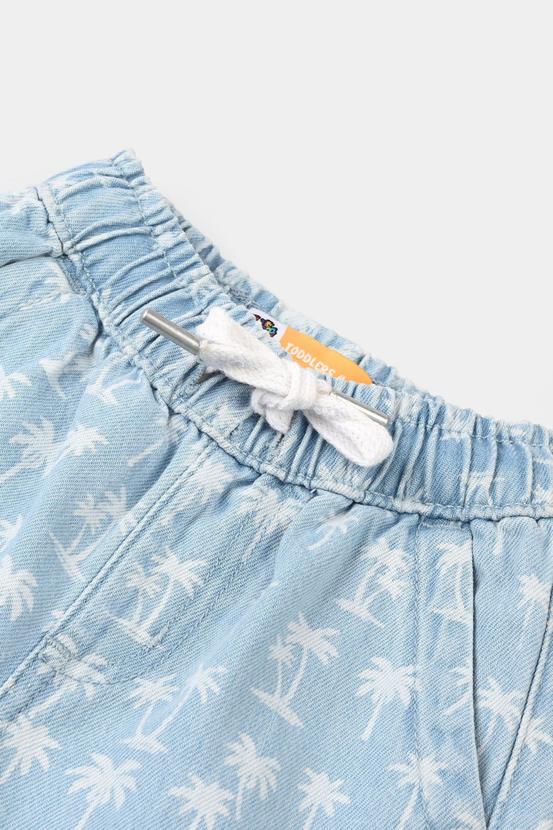 Boys Denim Rigid Shorts - Light Blue