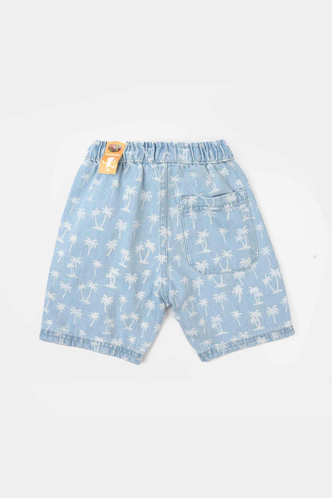 Boys Denim Rigid Shorts - Light Blue
