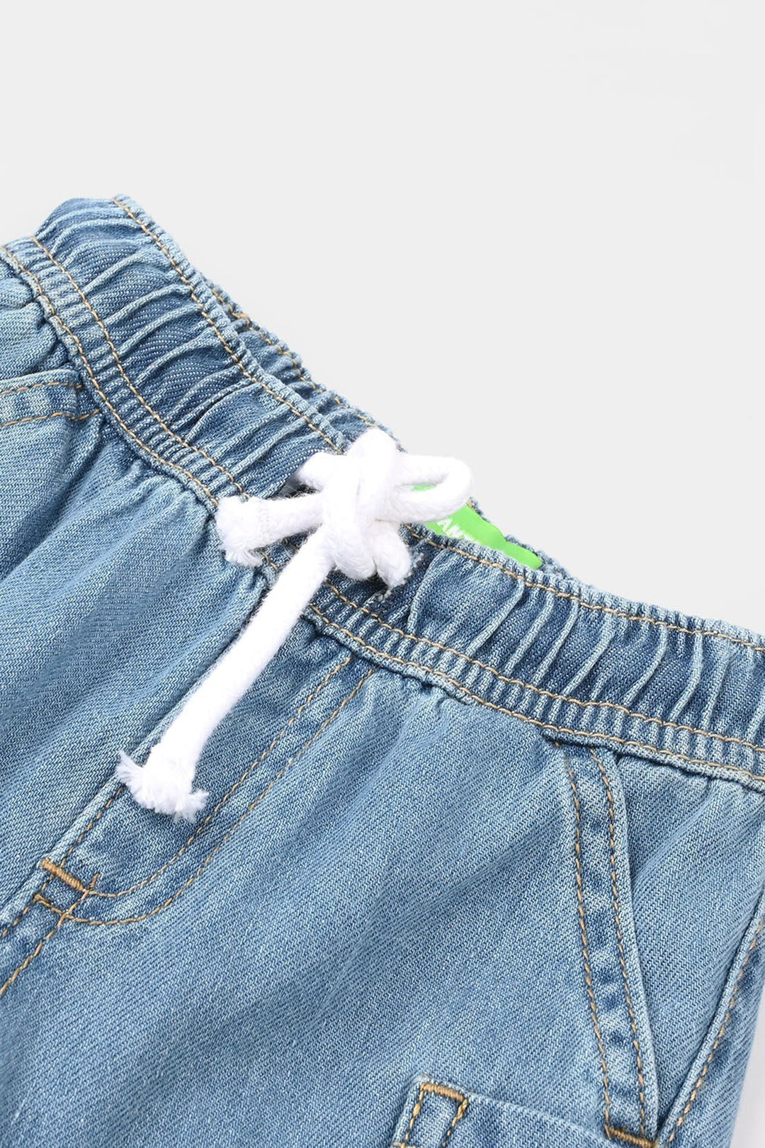 Infant Boys Denim Rigid Short - Light Blue