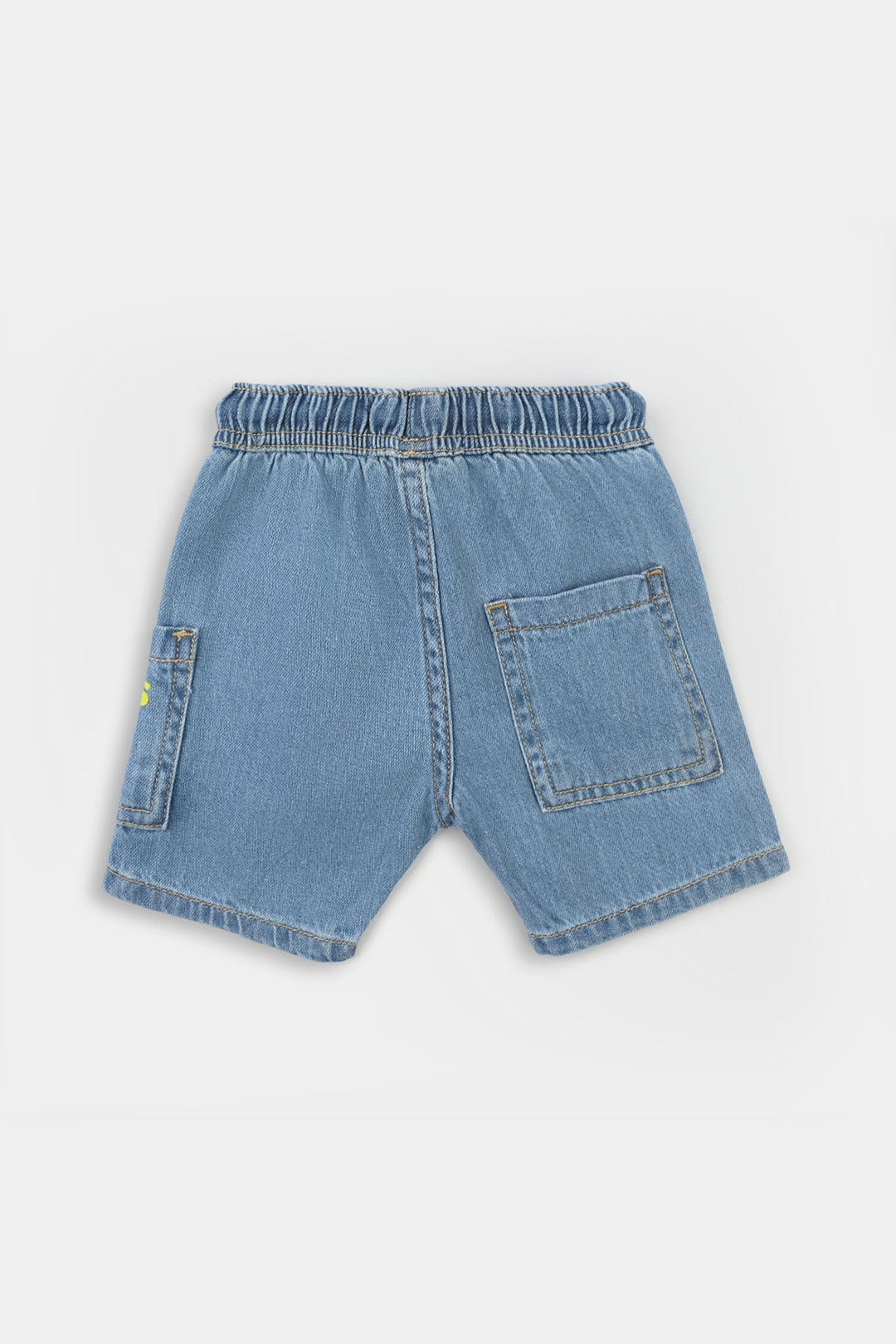 Infant Boys Denim Rigid Short - Light Blue
