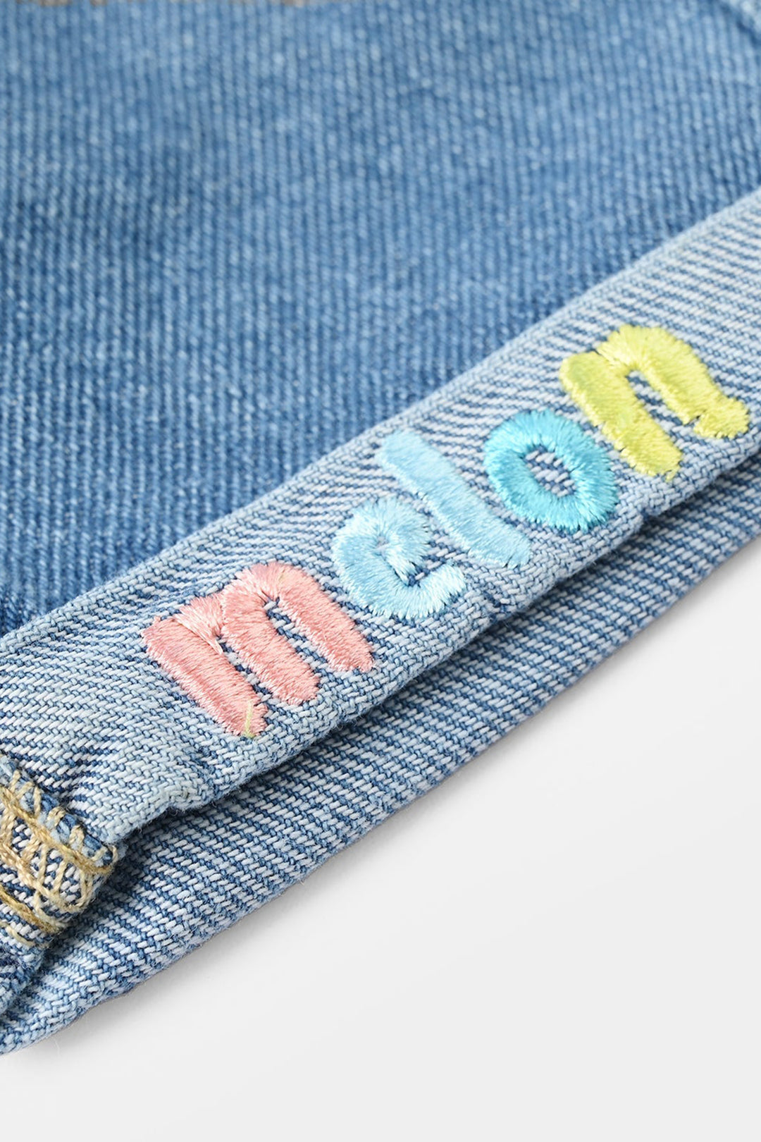 Infant Boys Denim Rigid Shorts (Character) - Mid Blue