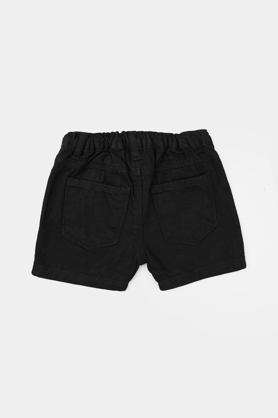 Infant Boys Denim Rigid Shorts Basic -BLACK