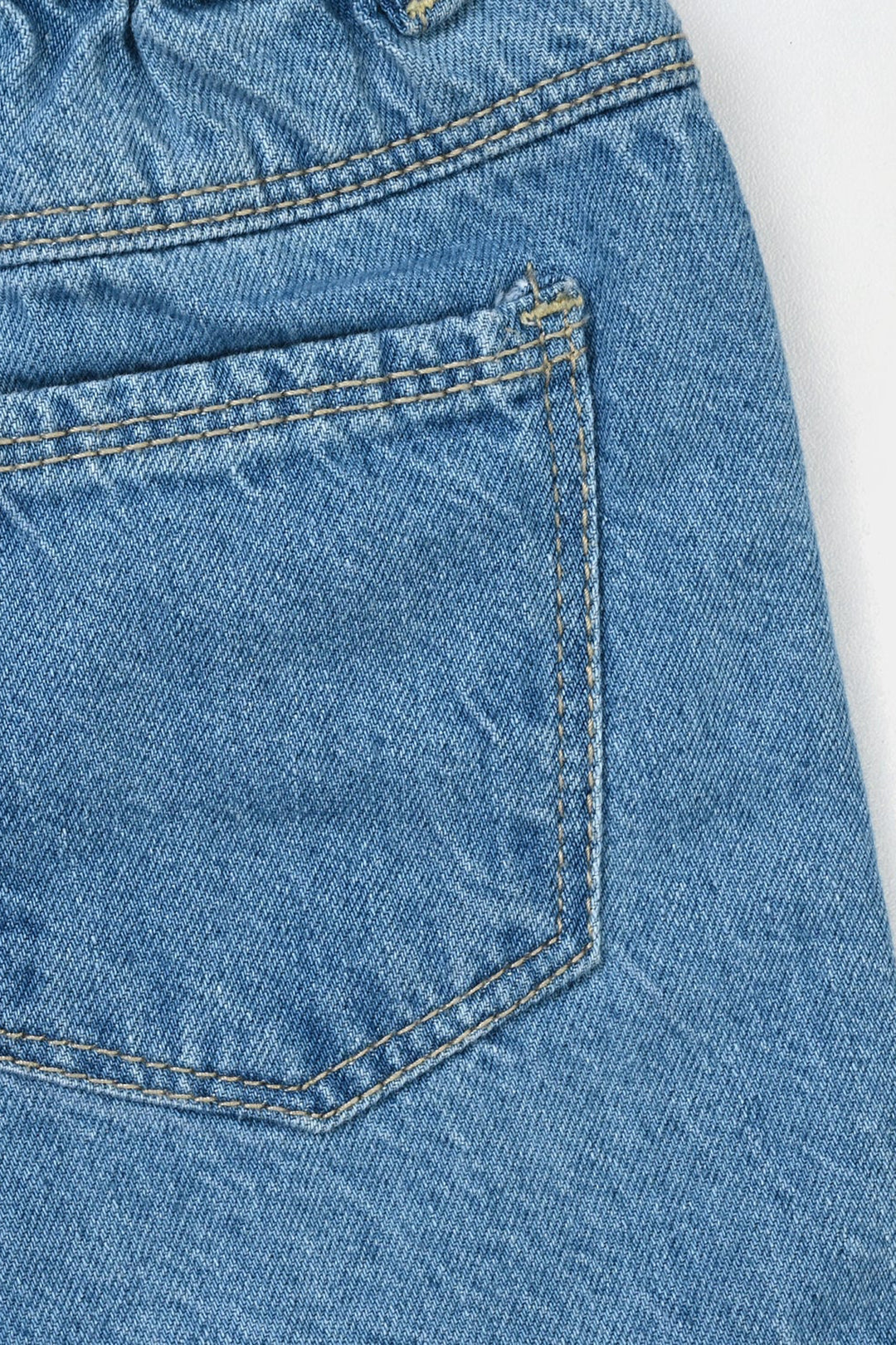 Infant Boys Denim Rigid Shorts Basic - Light Blue