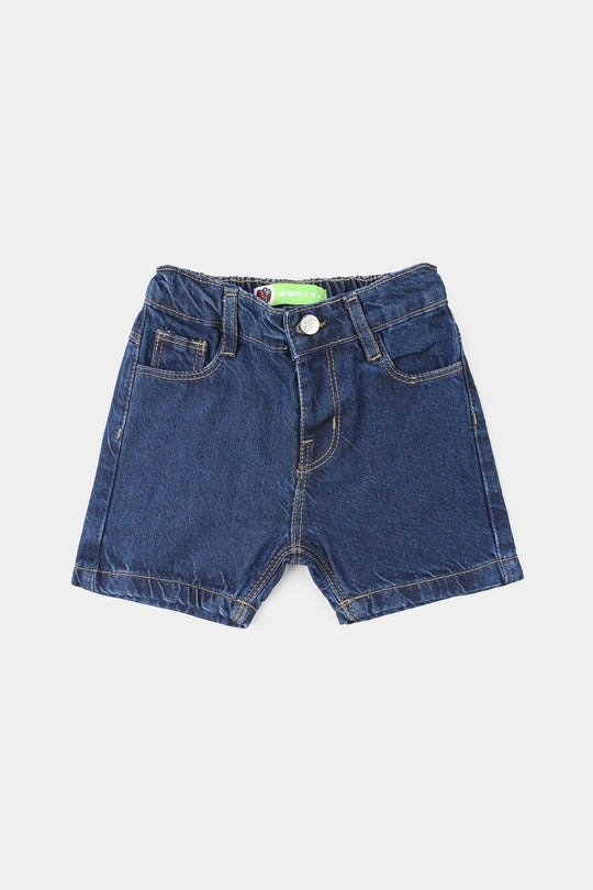 Infant Boys Denim rigid Short Basic - Dark Blue