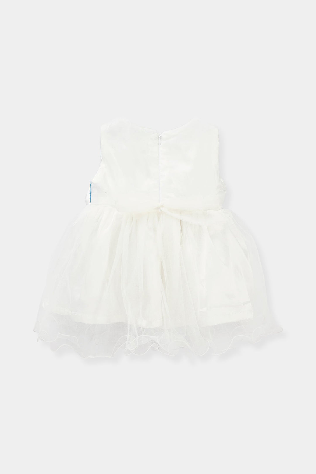 Infant Girls Sequence Fancy Frock - Blue