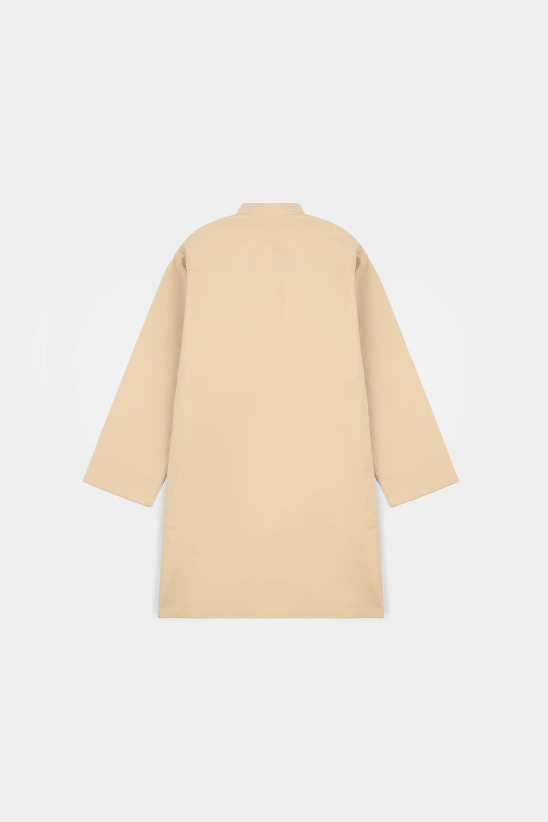 Boys Cotton Poplin Kurta Pajama - Beige