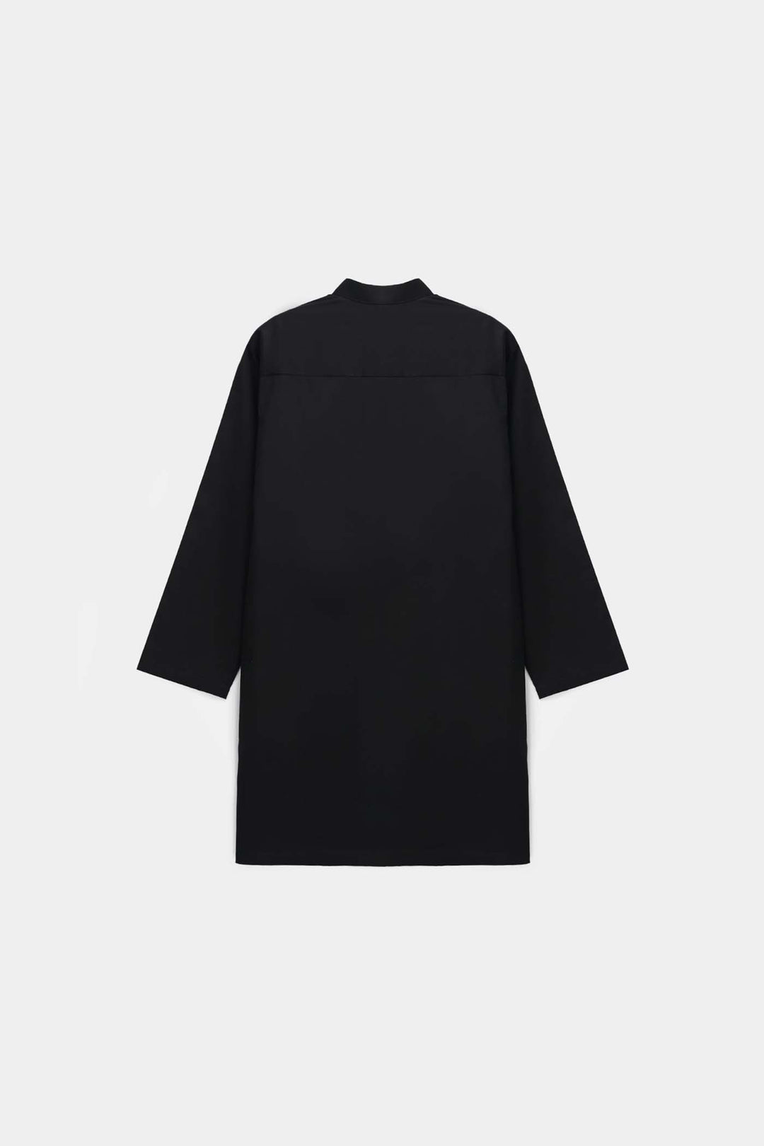 Boys Cotton Poplin Kurta Pajama - Black