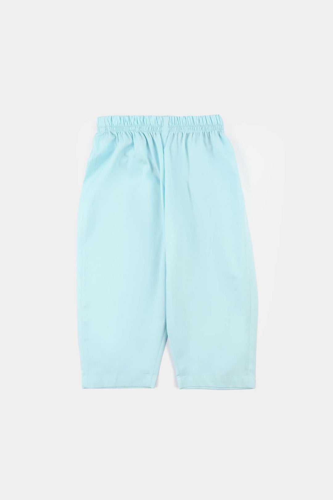 Infant Boys Cotton Poplin 3-Piece Suit (Cross Stitch) - Light Blue