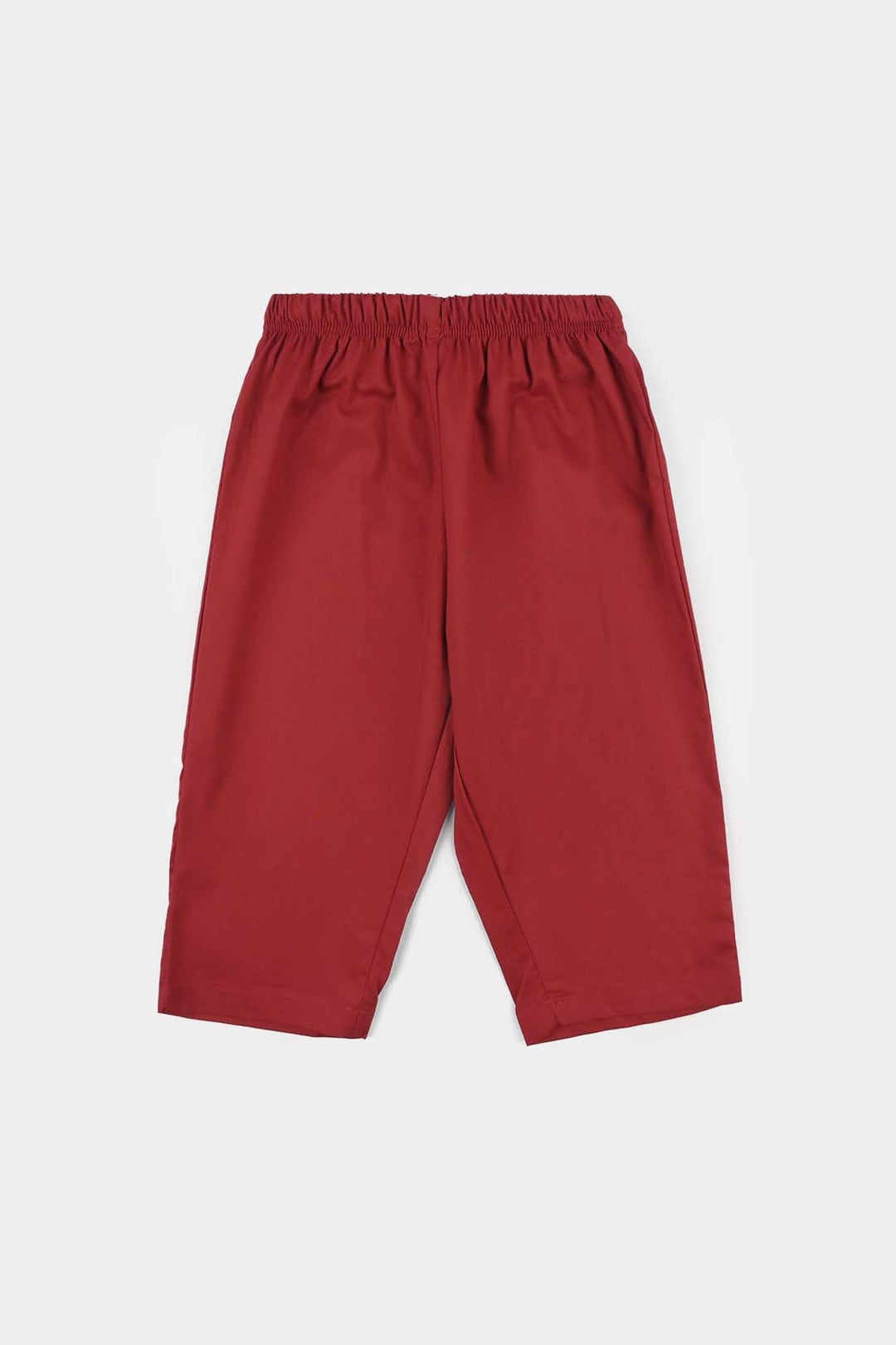 Infant Boys Cotton Poplin 3-Piece Suit (Rung Saz) - Red