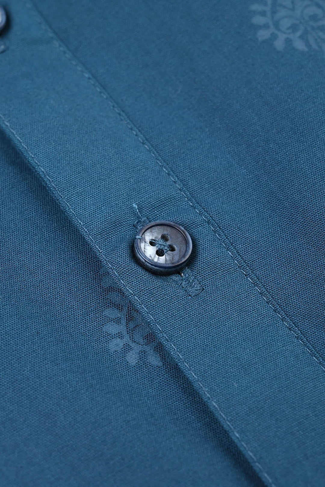 Infant Boys Cotton Poplin Printed Kurta - Green