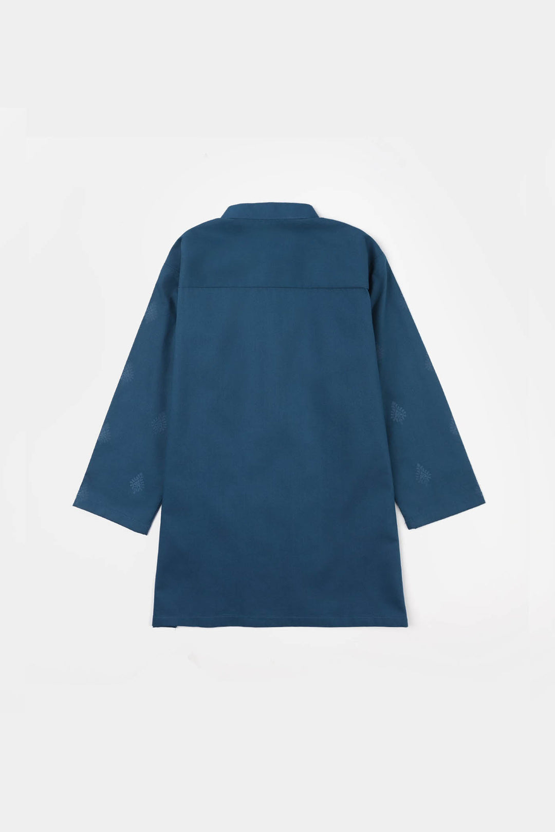 Infant Boys Cotton Poplin Printed Kurta - Green