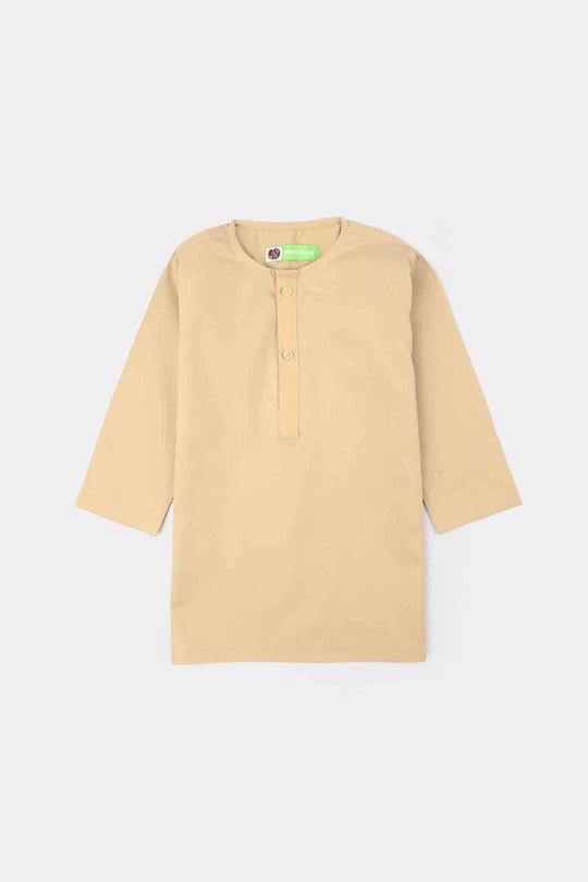 Infant Boys Cotton Poplin Kurta Pajama - Basic