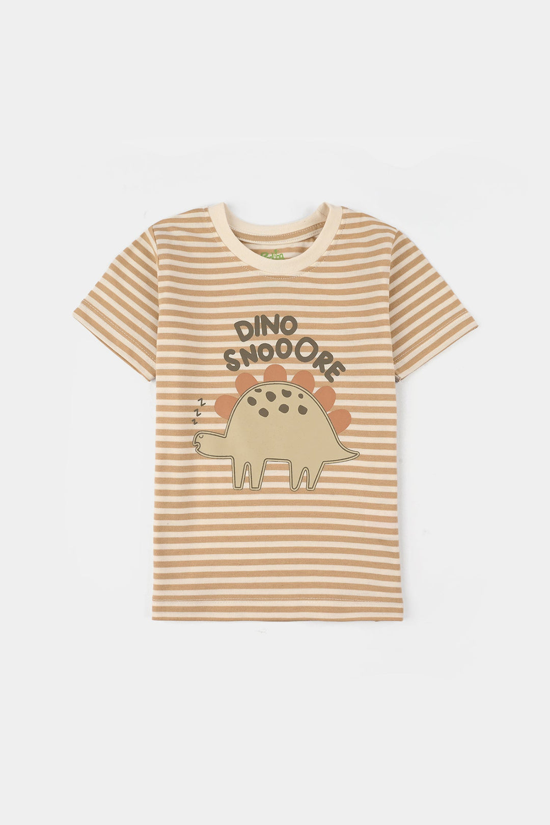 Infant Boys PC Jersey Night Suit (Dino) - Warm Sand