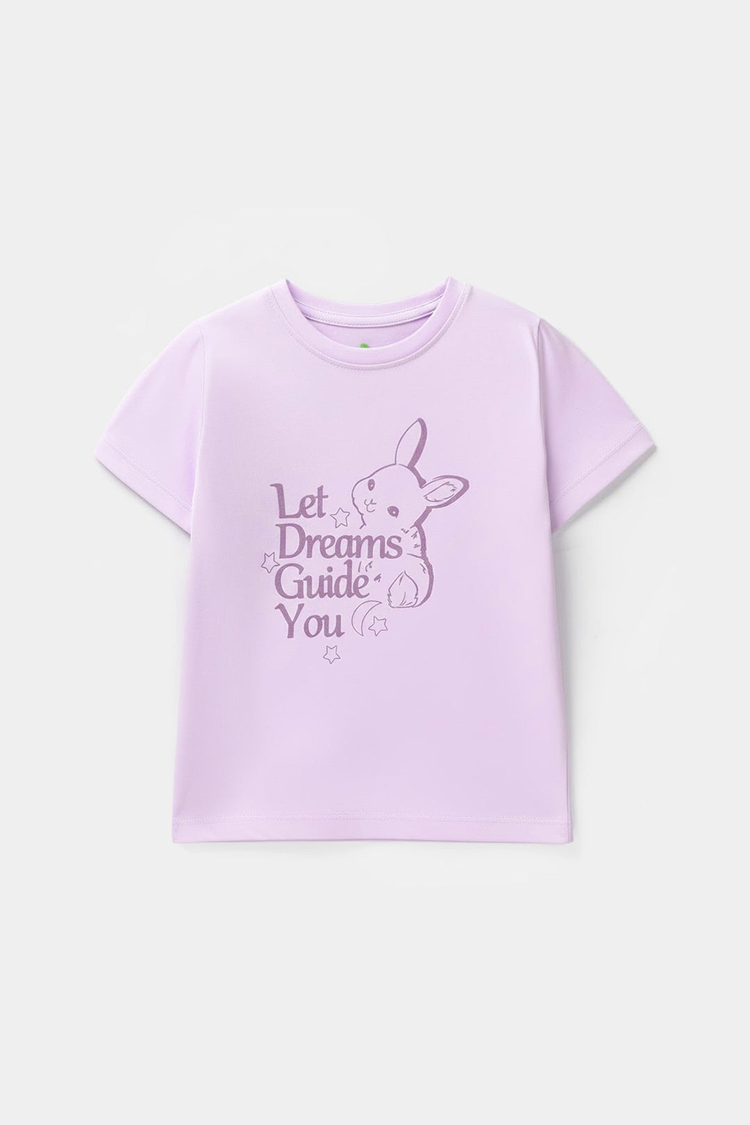 Infant Girls Poly Cotton Jersey Night Suit - Purple
