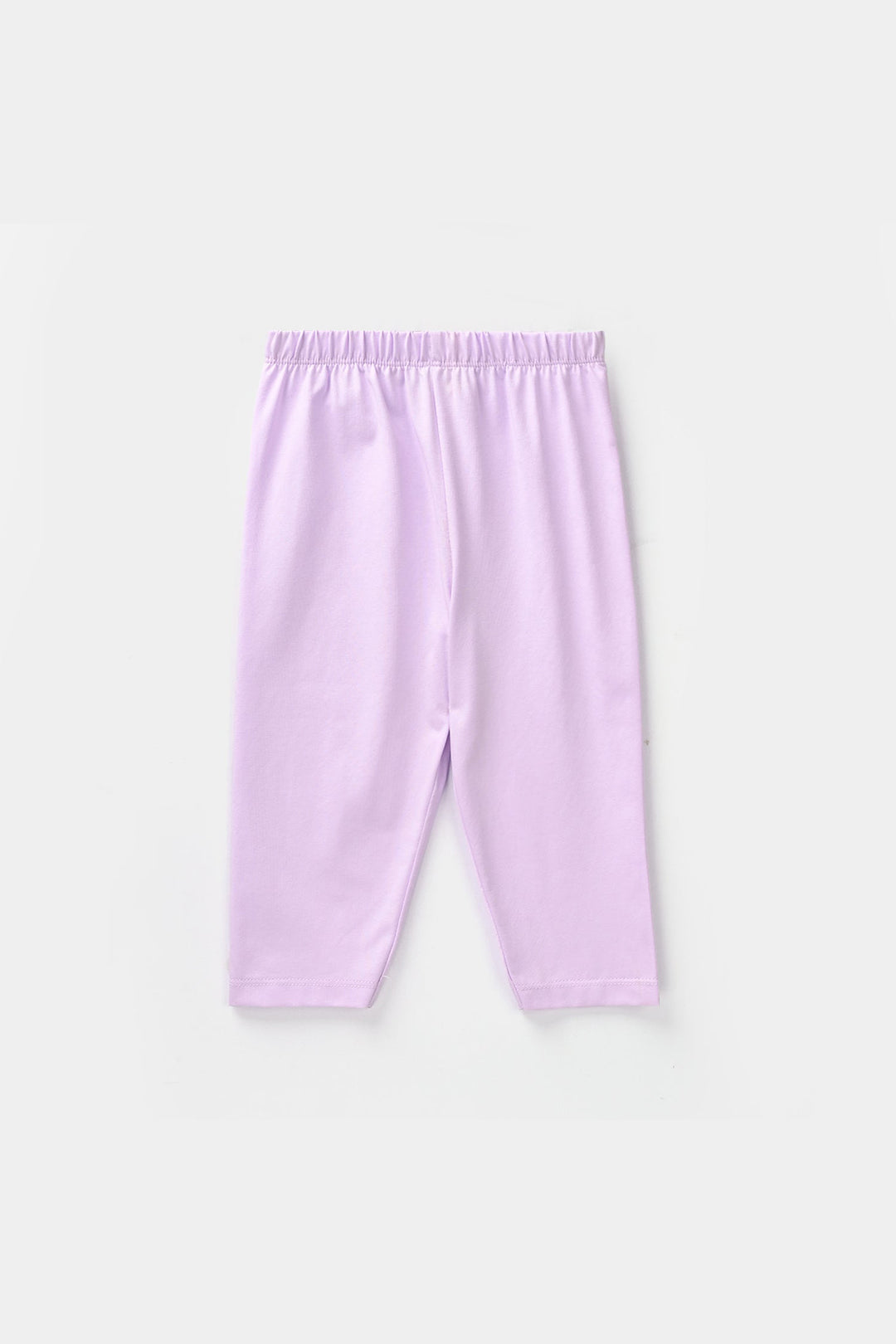 Infant Girls Poly Cotton Jersey Night Suit - Purple