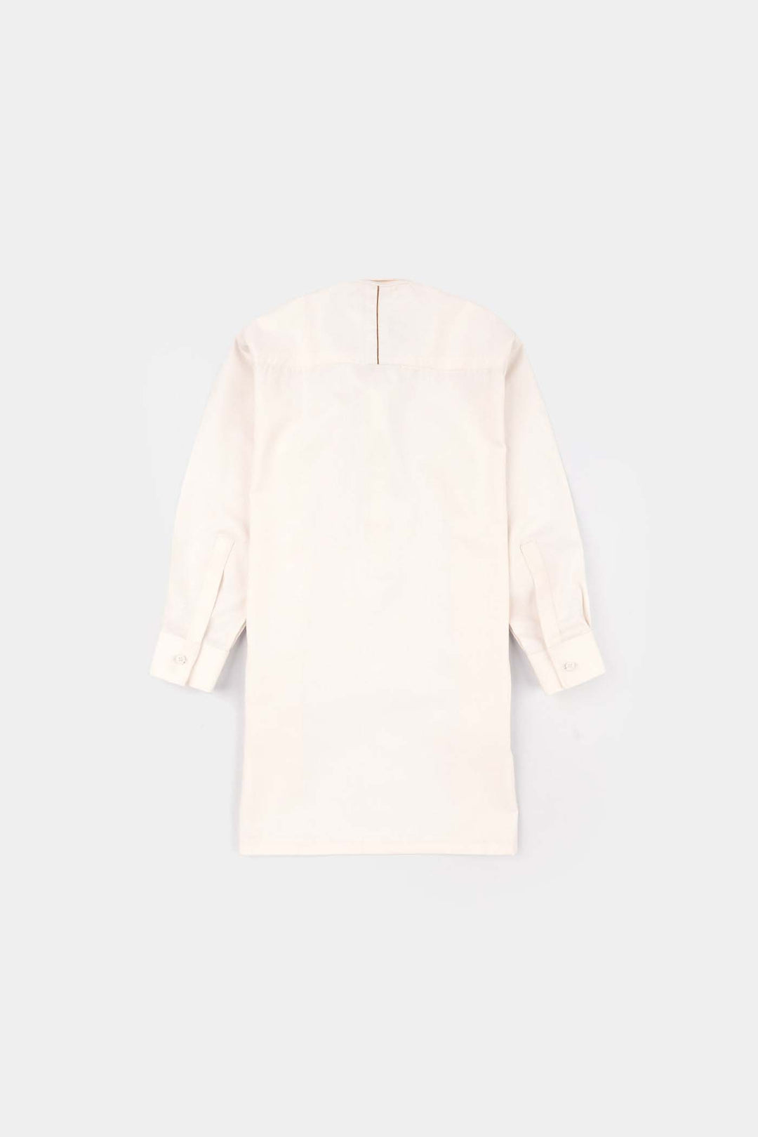 Boys Poly Viscose Kurta Pajama - Off White