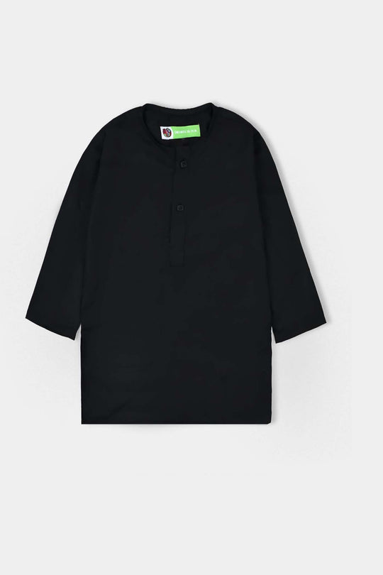 Infant Boys Poly Viscose 3 Piece Suit (Black Blended)