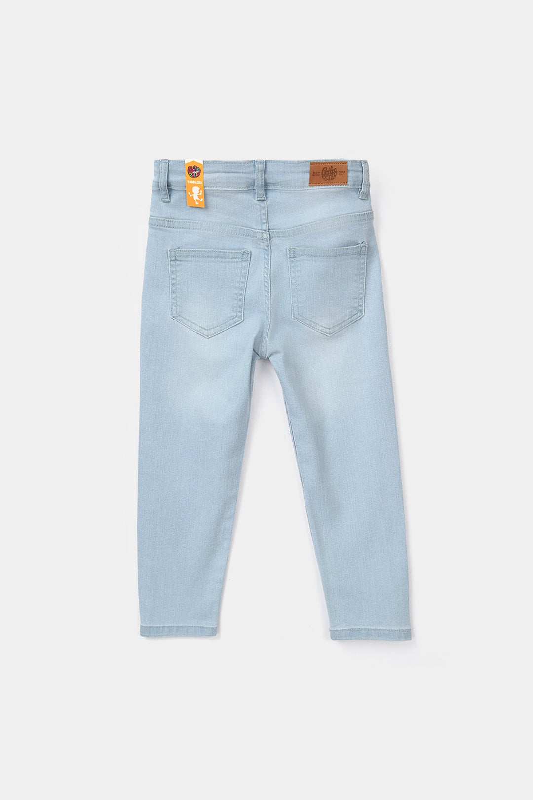 Boys Denim Viscose Pant Basic - Ice Blue