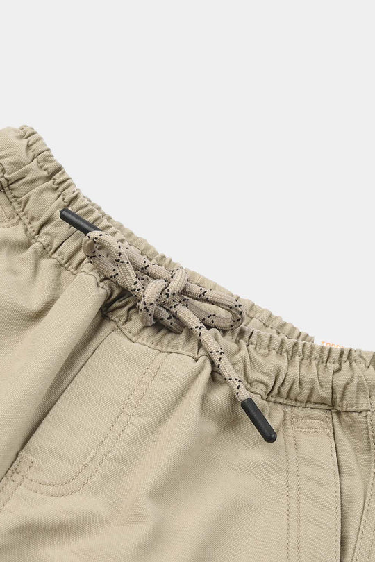 Boys Cotton Twill Shorts - Brown