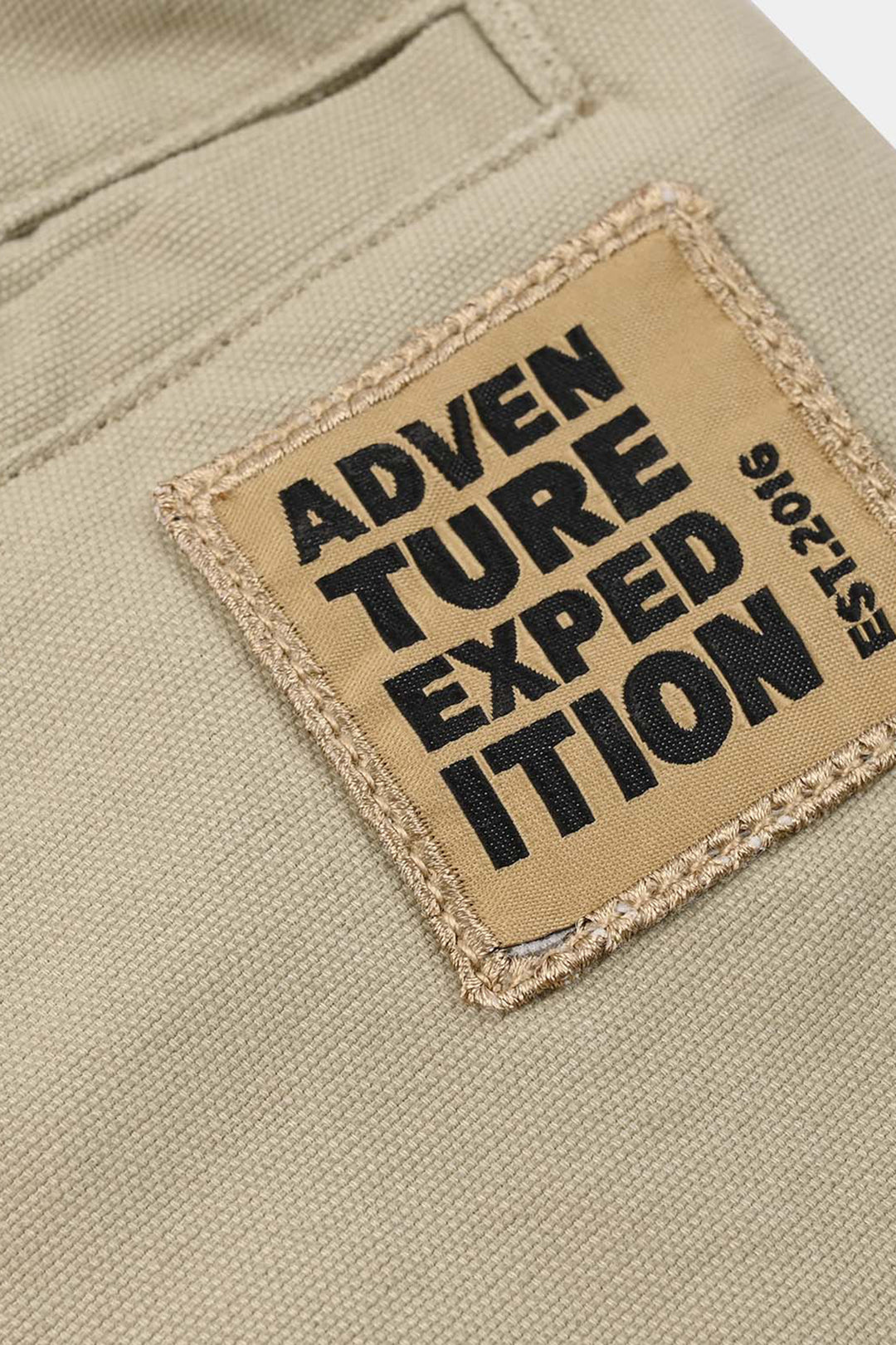 Boys Cotton Twill Shorts - Brown