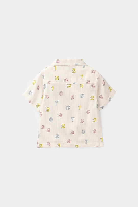 Infant Boys Viscose Nightwear - Off White