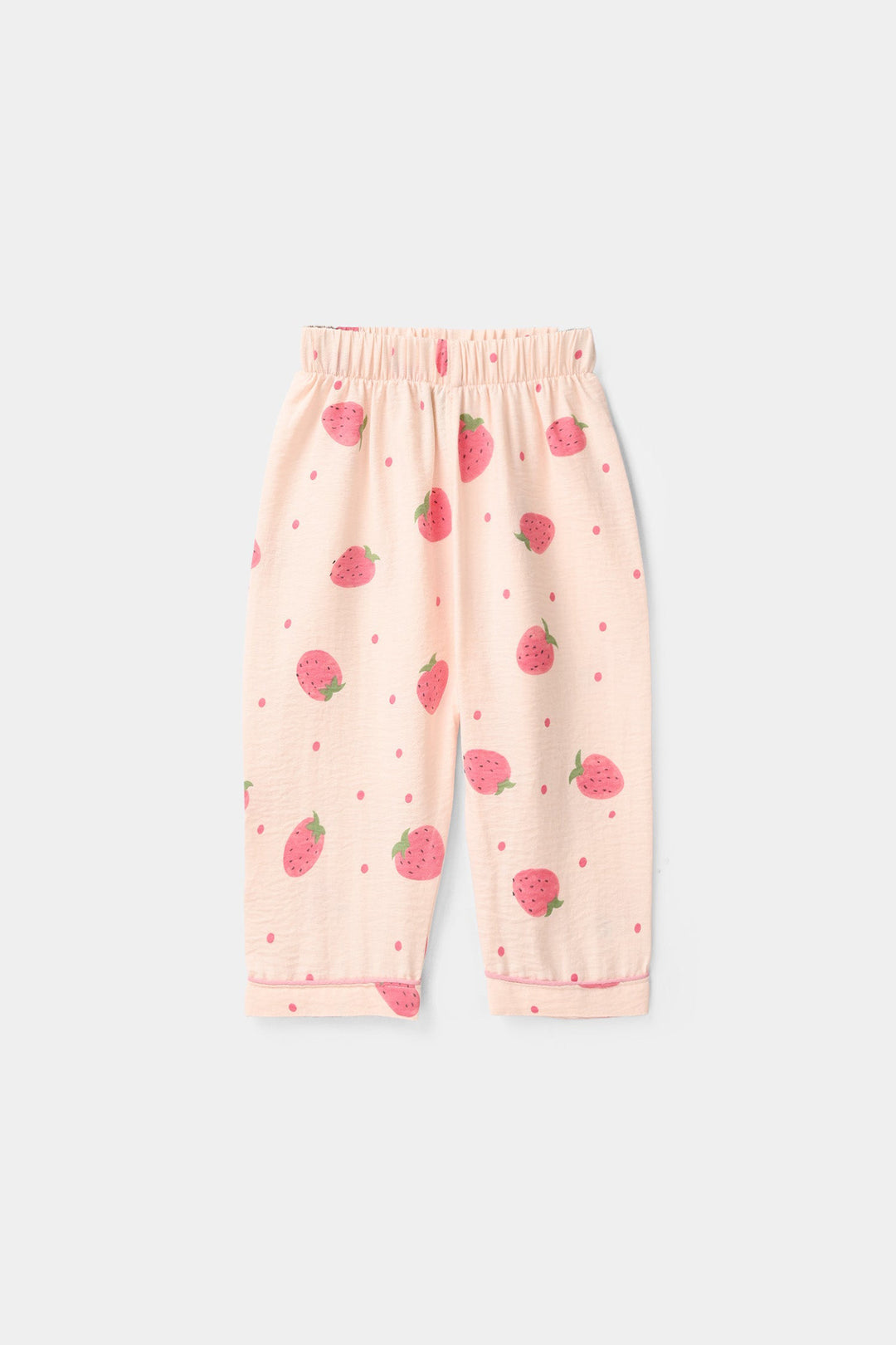 Infant Girls Viscose Nightwear (Strawberry) - Light Pink