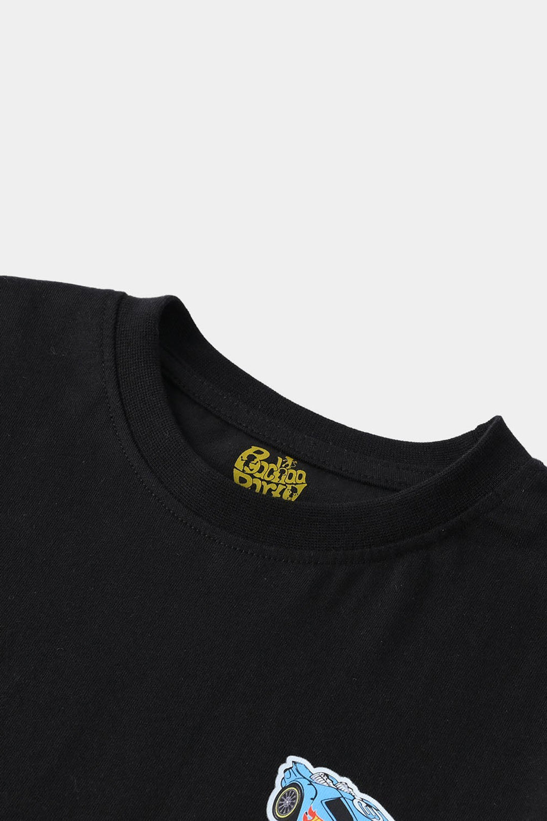 Boys Cotton Jersey T-Shirt (Hot Wheels) - Jet Black