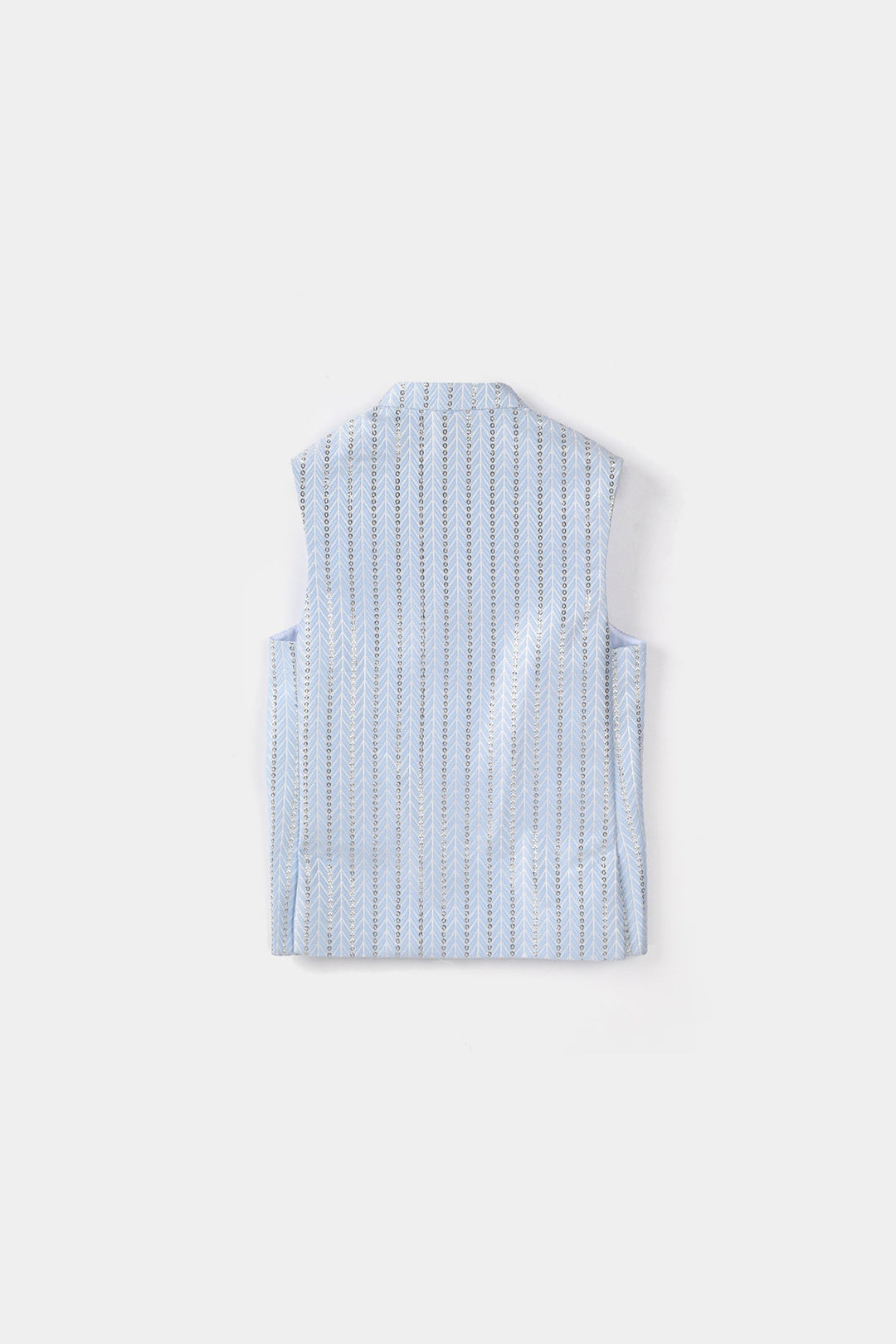Infant Boys Poly Viscos Waist coat - Blue