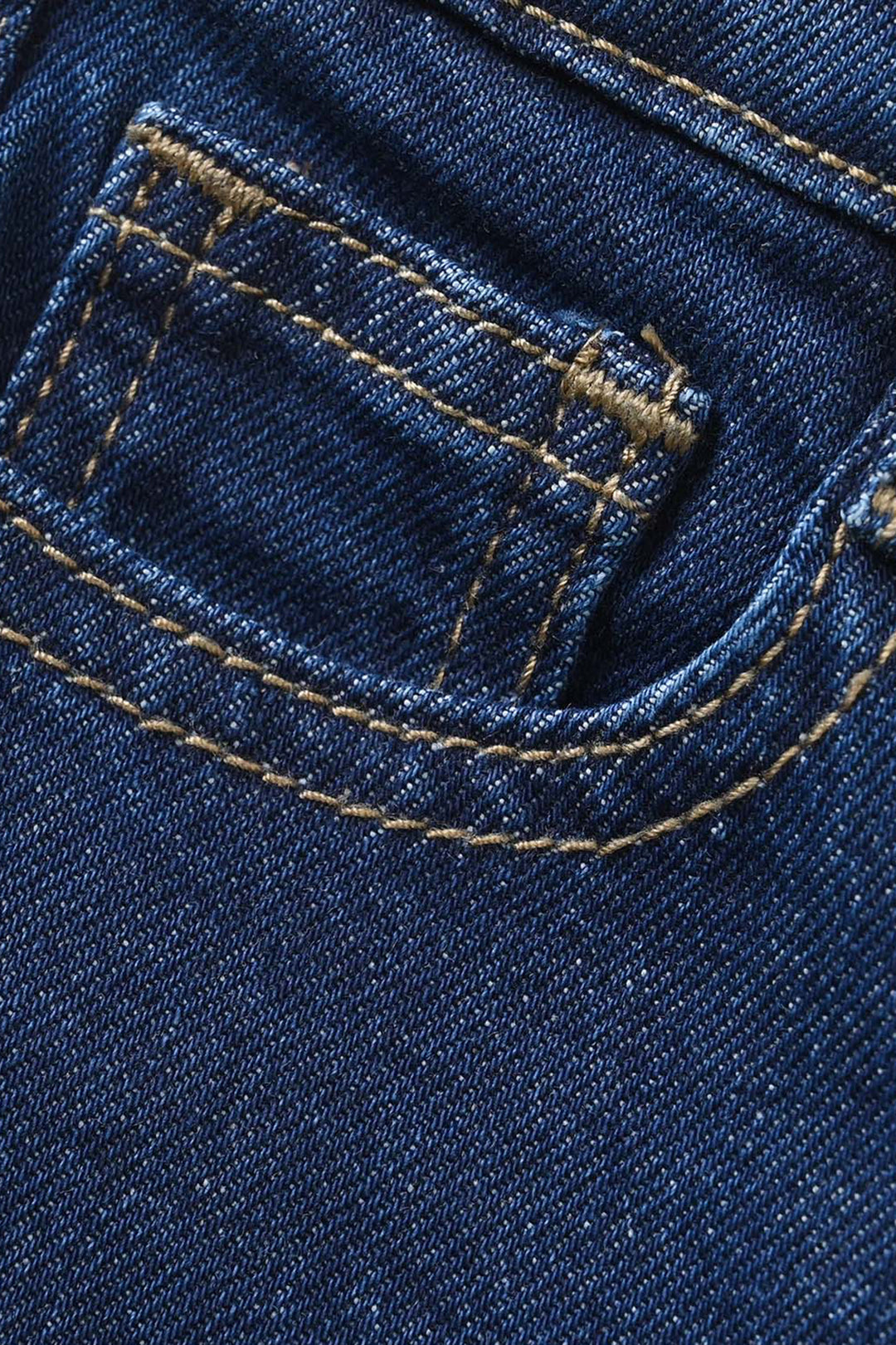 Infant Boys Denim Rigid Pants - Dark Blue