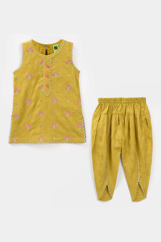 Infant Girls Jacquard 2Pcs Delight-Green