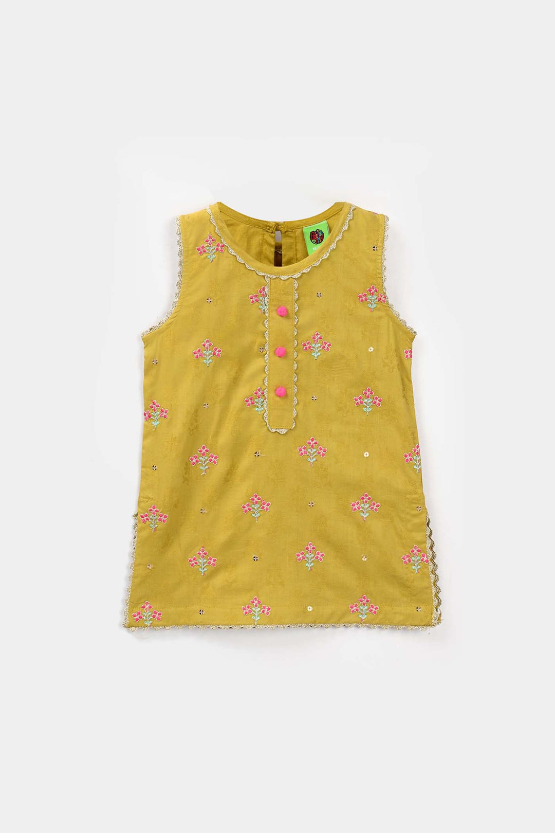 Infant Girls Jacquard 2Pcs Delight-Green