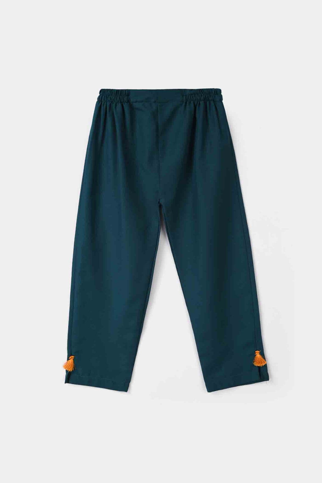 Girls Poly Cambric 3Pcs - Teal Green