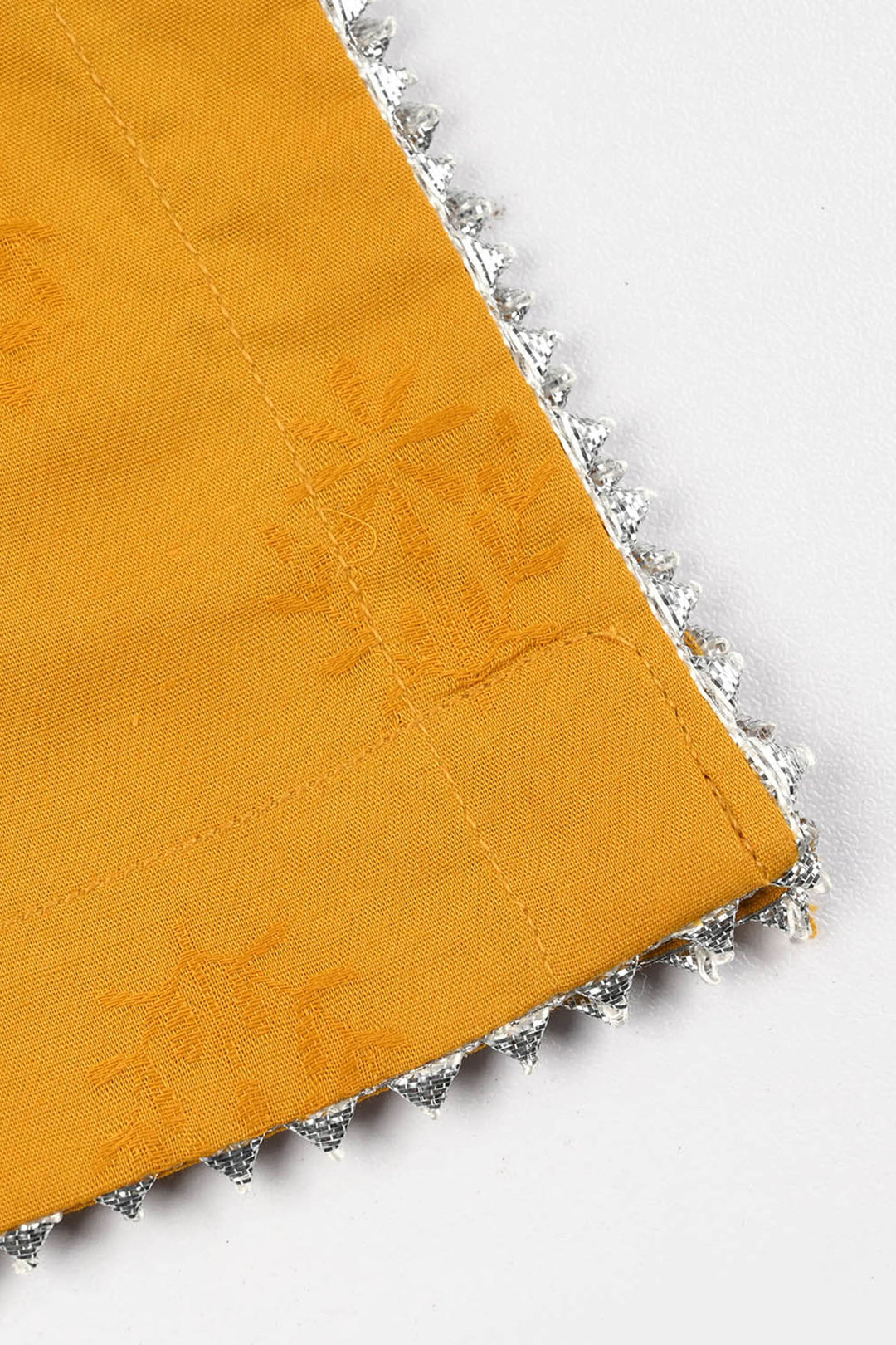 Girls Jacquard 3Pcs (Noor) - Mustard