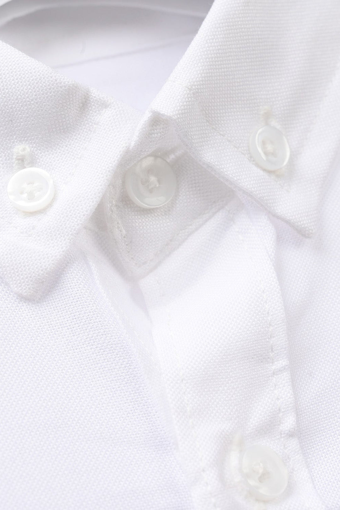 Boys Yarn Dyed Shirt - White