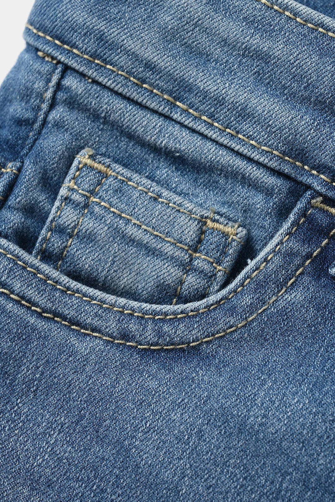 Boys Denim Viscose Pants Basic - Light Blue