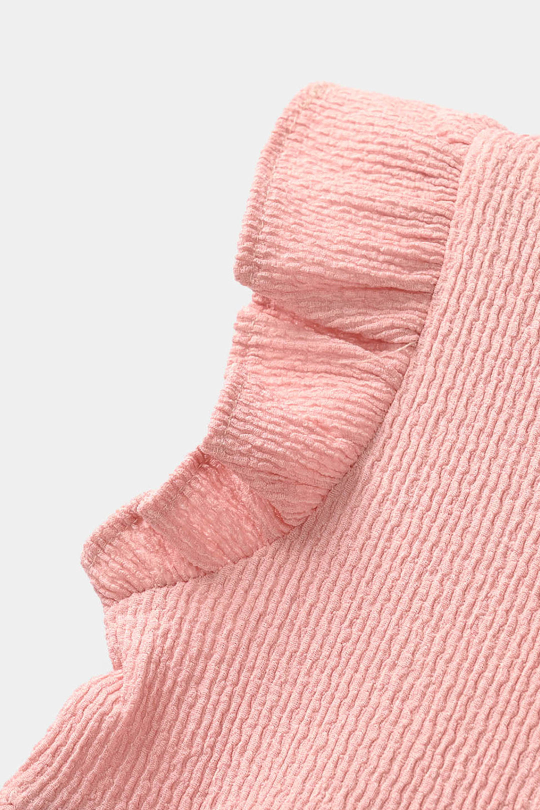 Infant Girls Poly Crinkle Knitted Frock (Character) - Pink