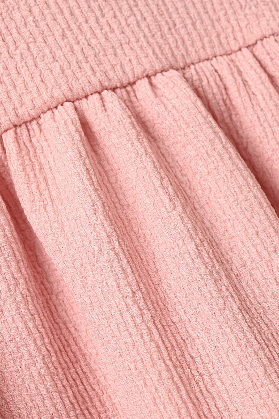 Infant Girls Poly Crinkle Knitted Frock (Character) - Pink