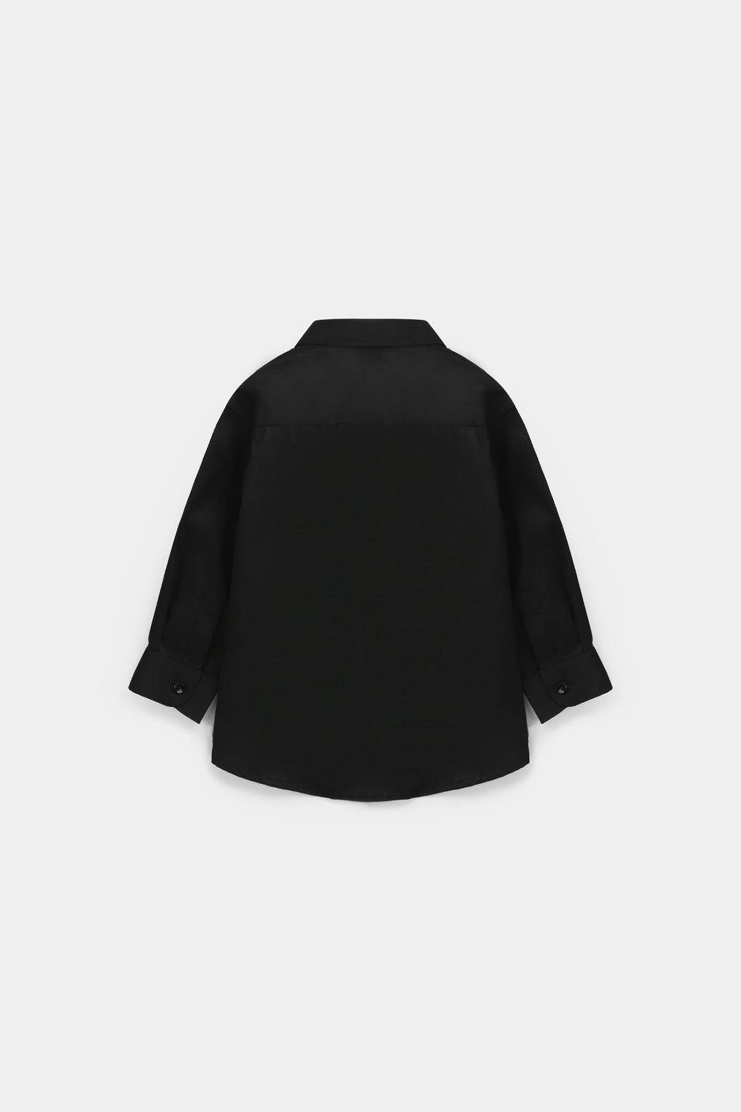 Infant Boys Cotton Poplin Formal Shirt - Black