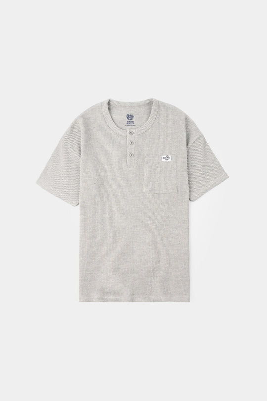 Boys Thermal T-Shirt (Cool Day) - Grey
