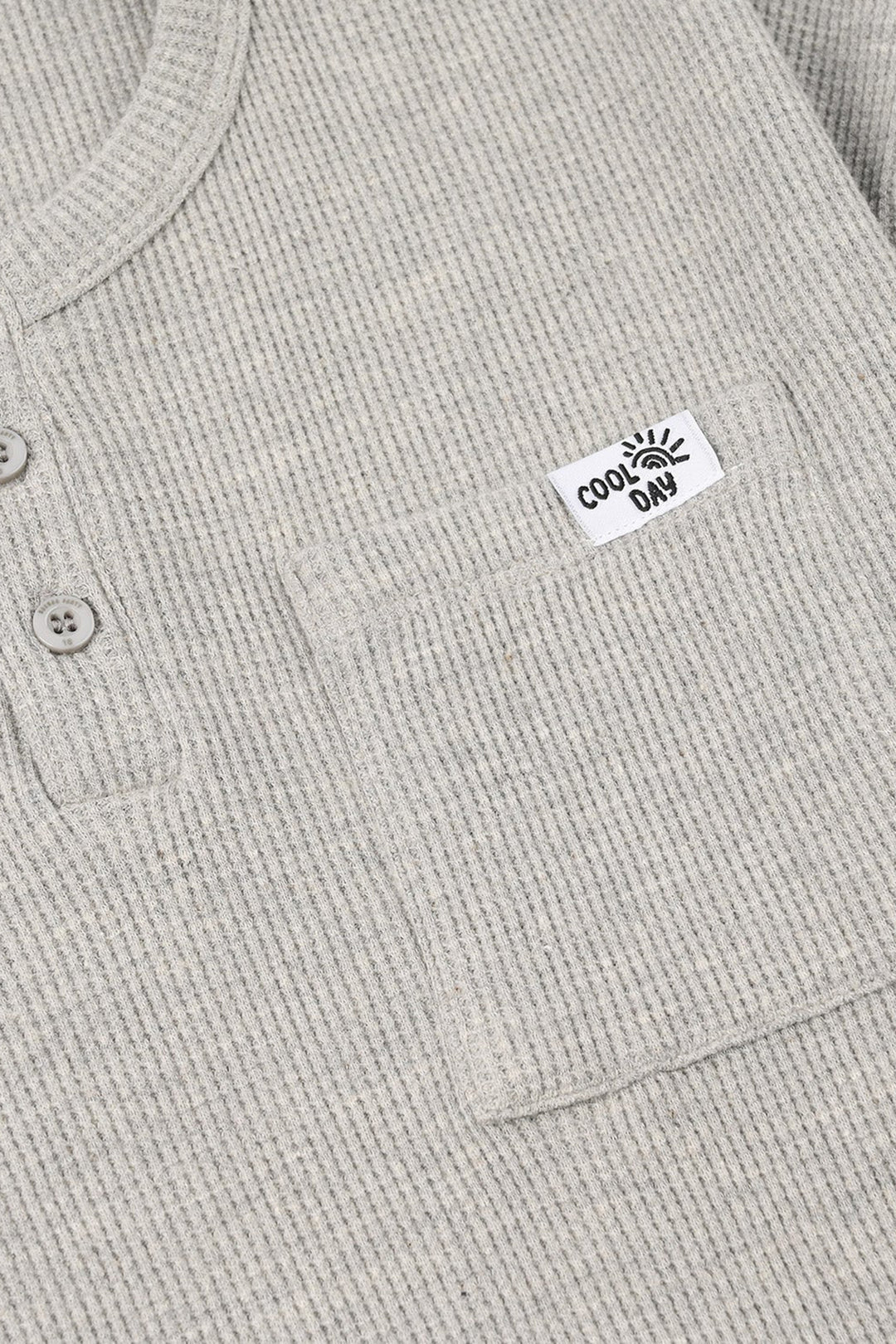 Boys Thermal T-Shirt (Cool Day) - Grey
