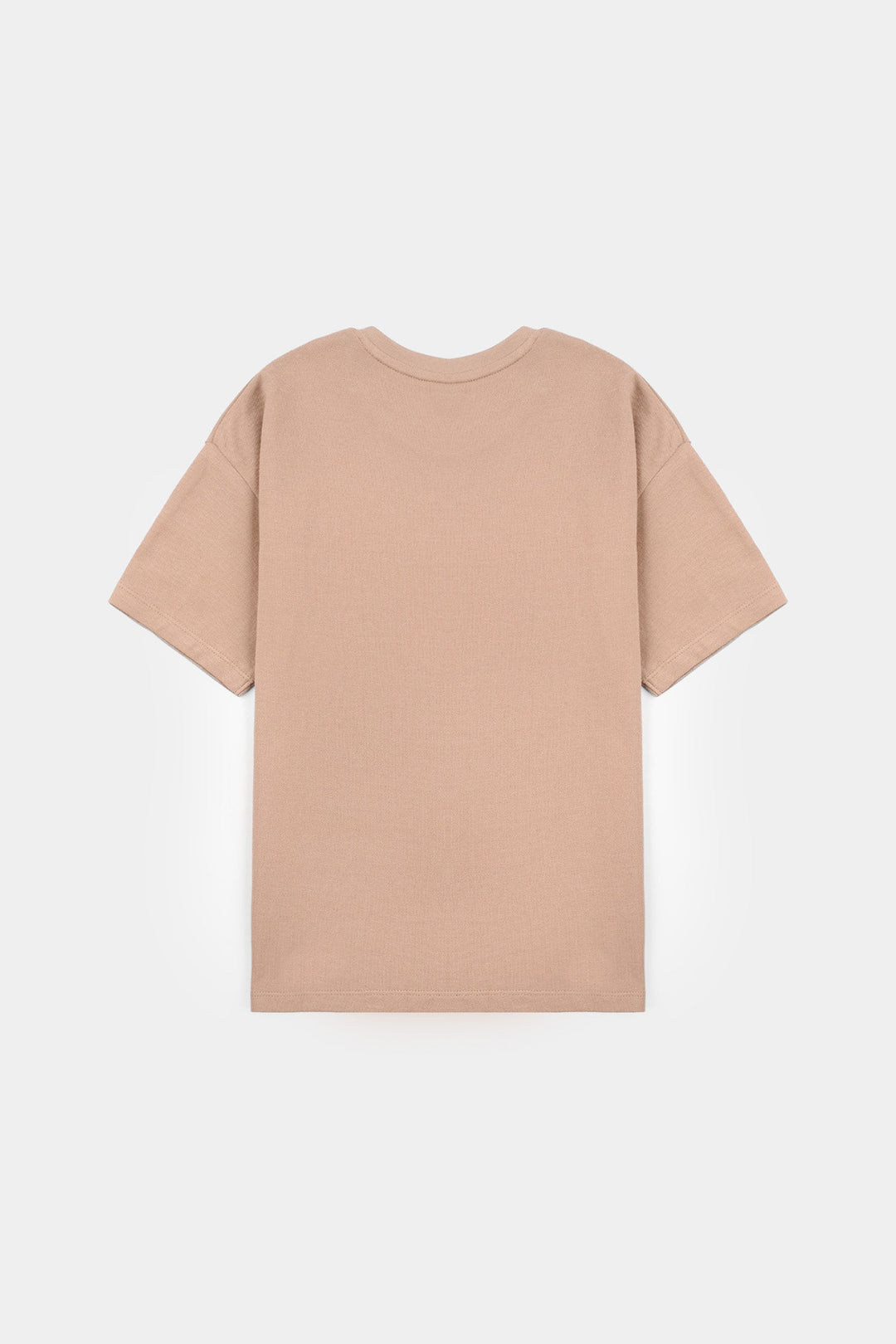 Boys Jumbo Pique T-Shirt (State of Play) - Beige