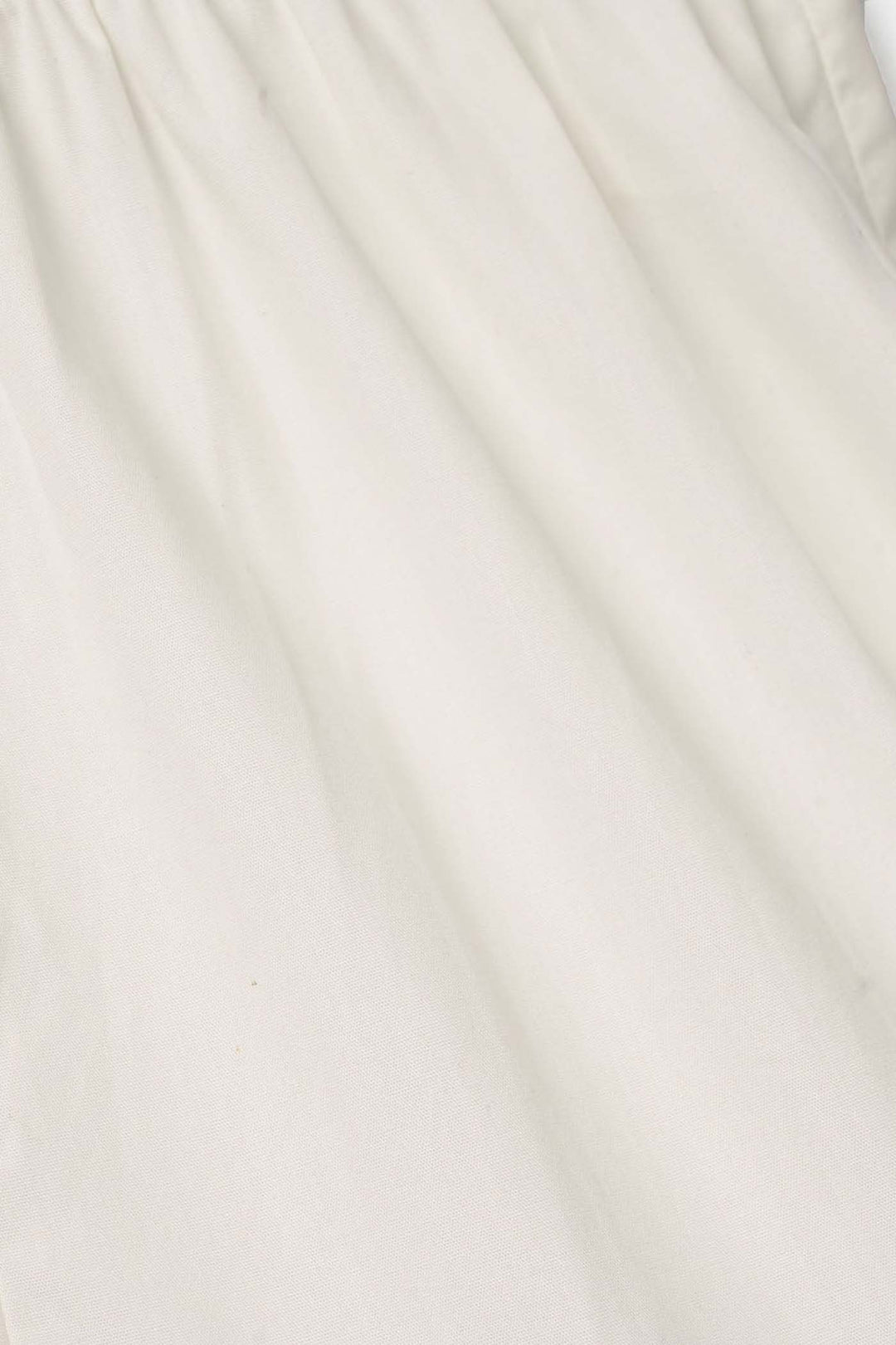 Infant Girls Gharara Chata Patti - White