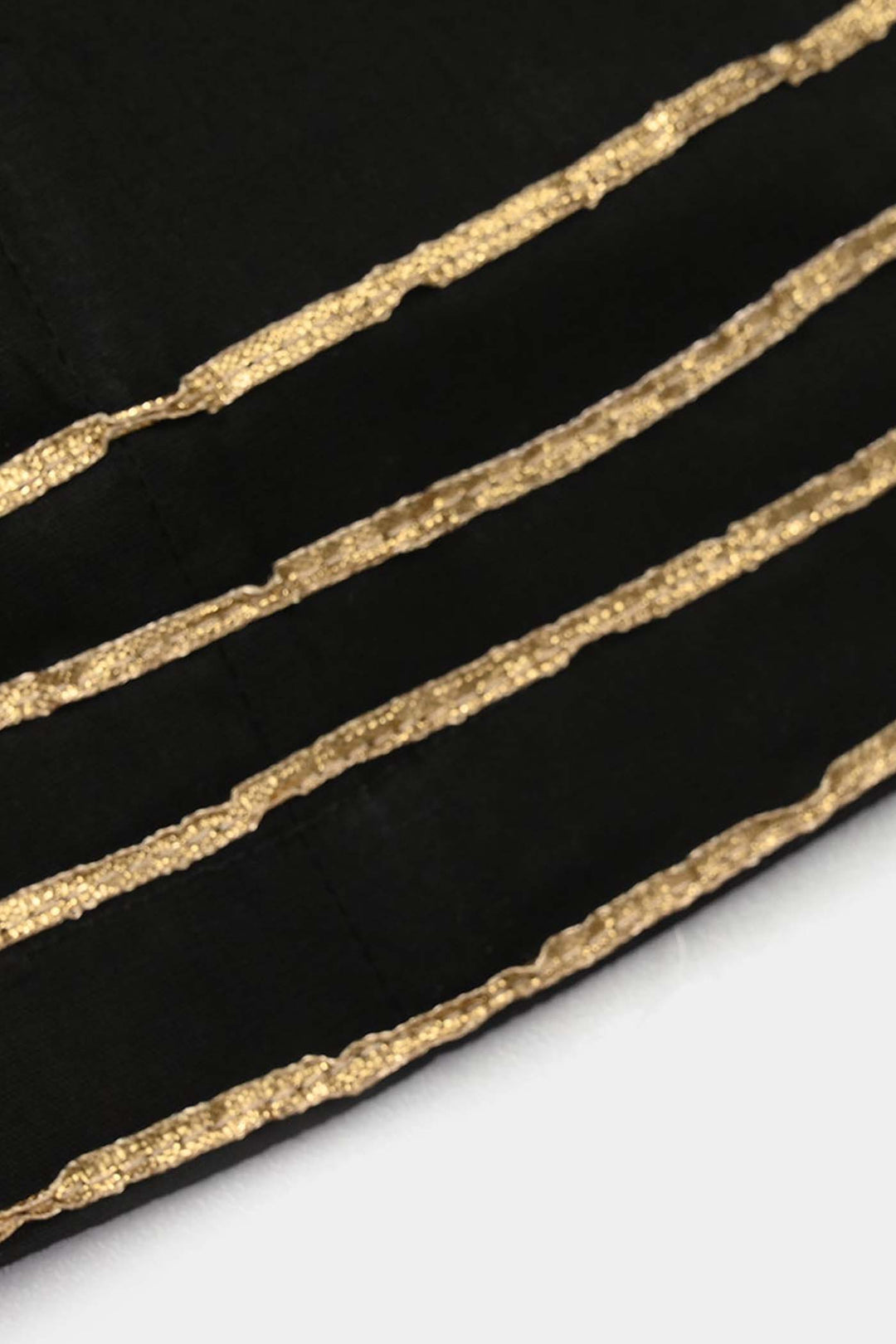 Infant Girls Cotton Dhaka Pants (Gota Patti) – Black