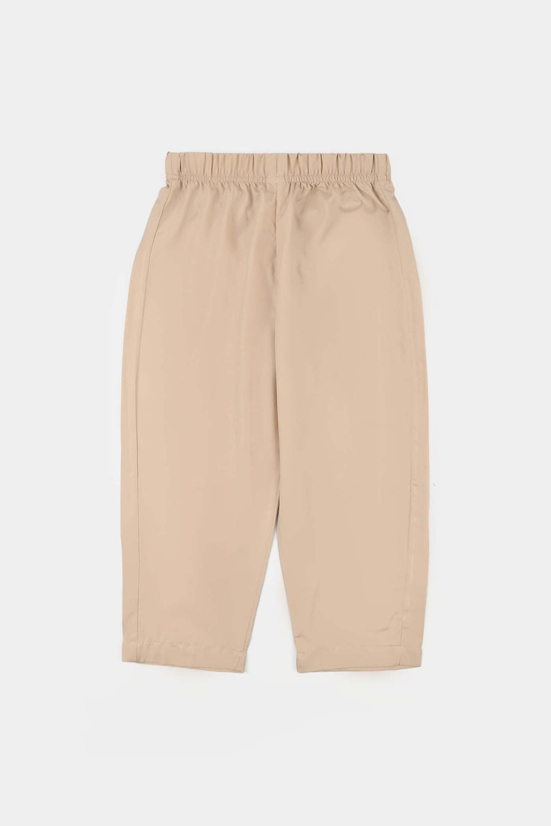 Boys Poly Viscose Kurta Pajama (ARI EMB)-BEIGE