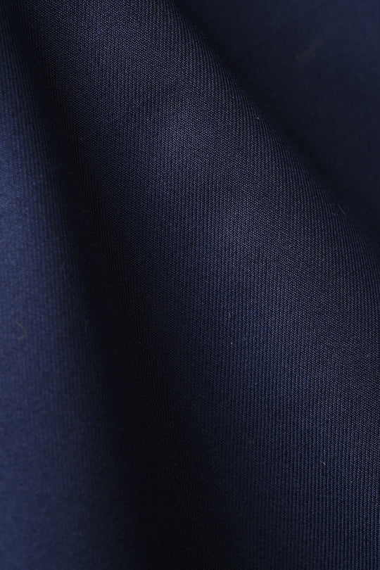 Boys Yarn Dyed Formal Shirt - Navy